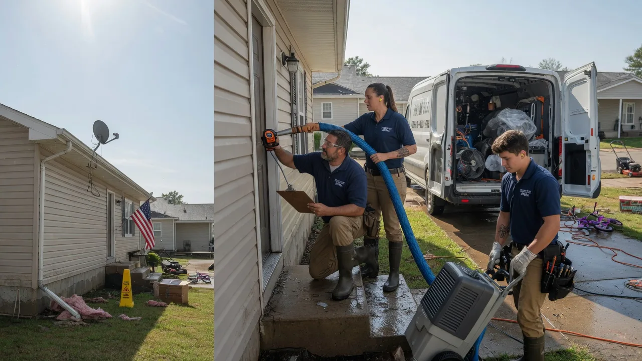 Ceiling Water Damage Restoration in New London, OH near me